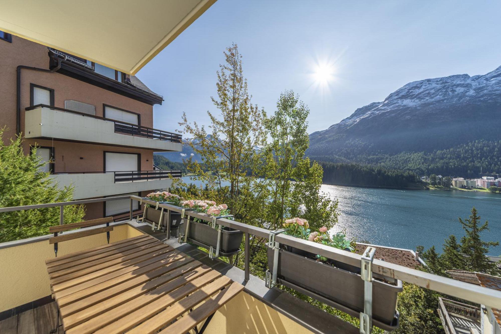 Ferienwohnung Chesa Bellavista - St. Moritz Exterior foto