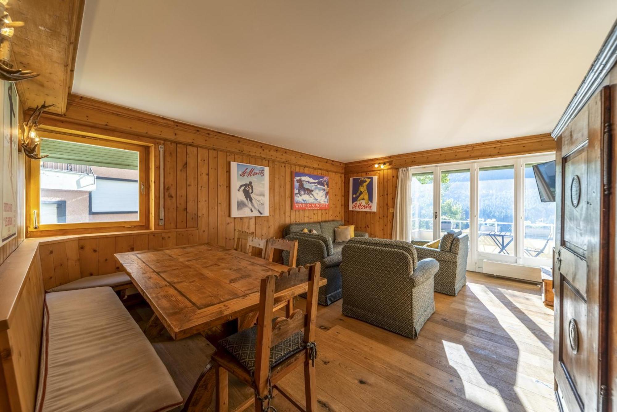 Ferienwohnung Chesa Bellavista - St. Moritz Exterior foto