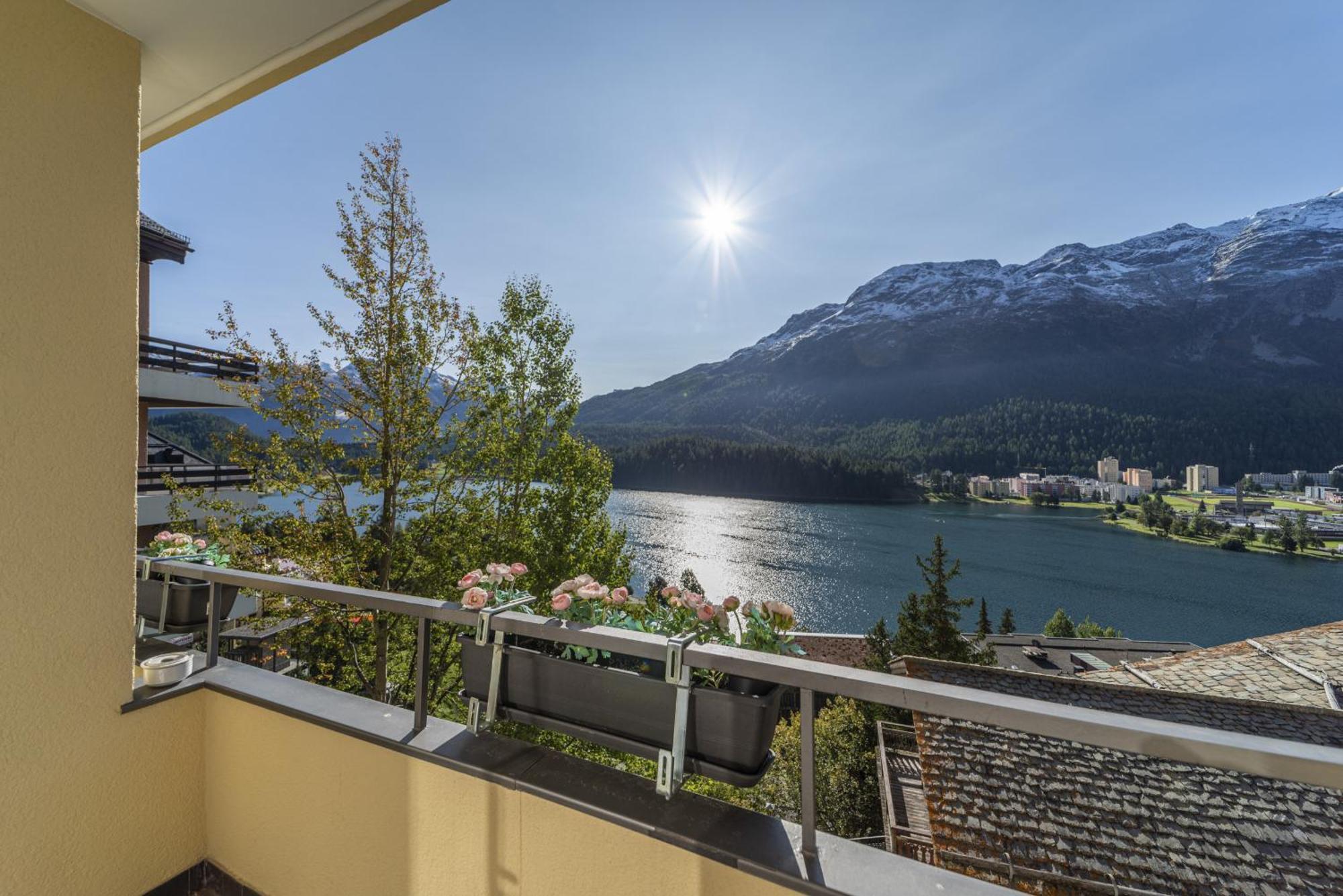 Ferienwohnung Chesa Bellavista - St. Moritz Exterior foto