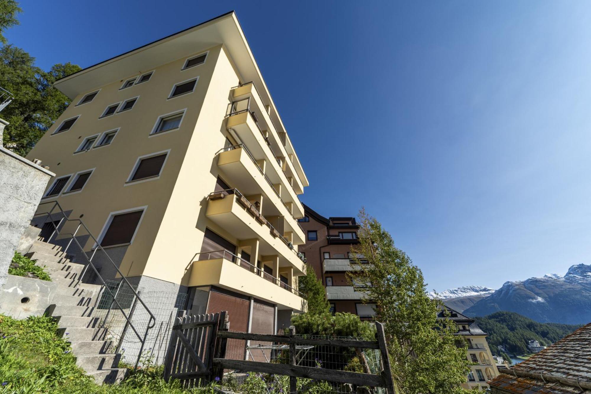 Ferienwohnung Chesa Bellavista - St. Moritz Exterior foto